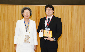 1位となった田川慶樹さん(慶応大学)